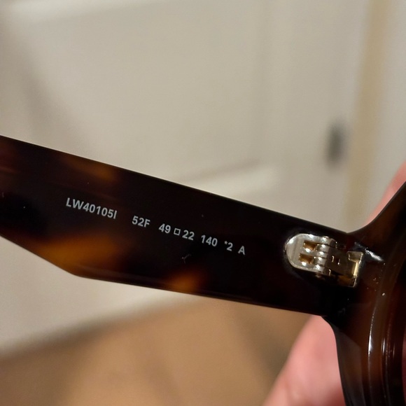 Loewe Curvy Round Tortoise Shell Acetate Sunglasses - Picture 8 of 12